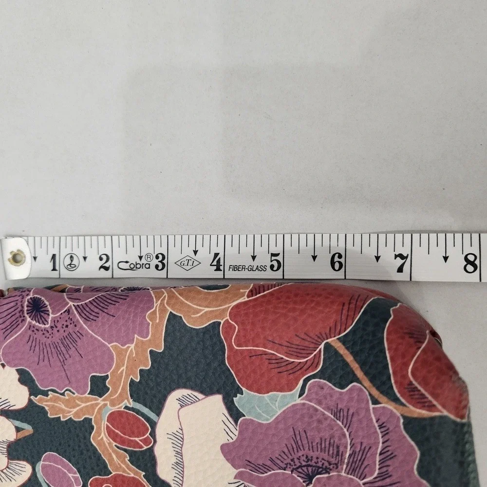 Steve Madden Clutch Bag Womens Size Standard Multicolor Floral Print Zipper - Picture 9 of 9